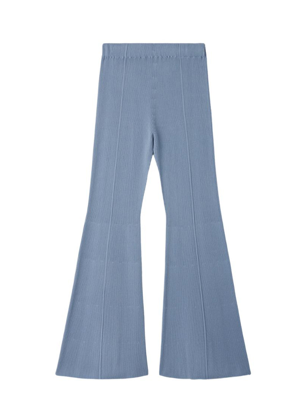 Fluted Tapered Pants (Robin Egg Blue)