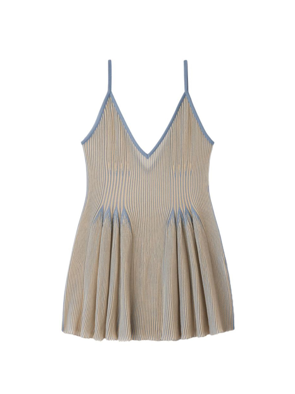 Hypha Lucent Camisole (Robin Egg Blue-Bisque Beige)