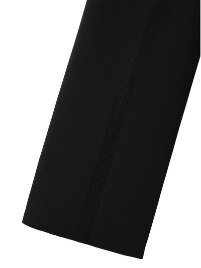 Milan Rib Straight Pants (Black)