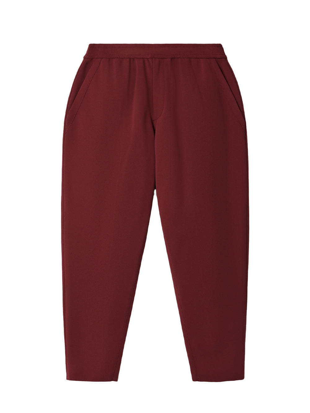 Milan Rib Tapered Pants (Blush Red)