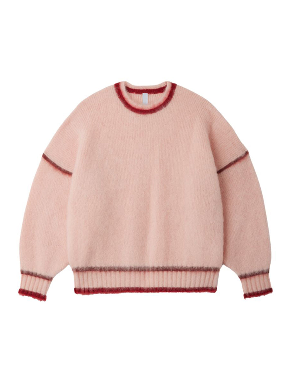 Mohair Pullover (Egg Shell Pink Multi)