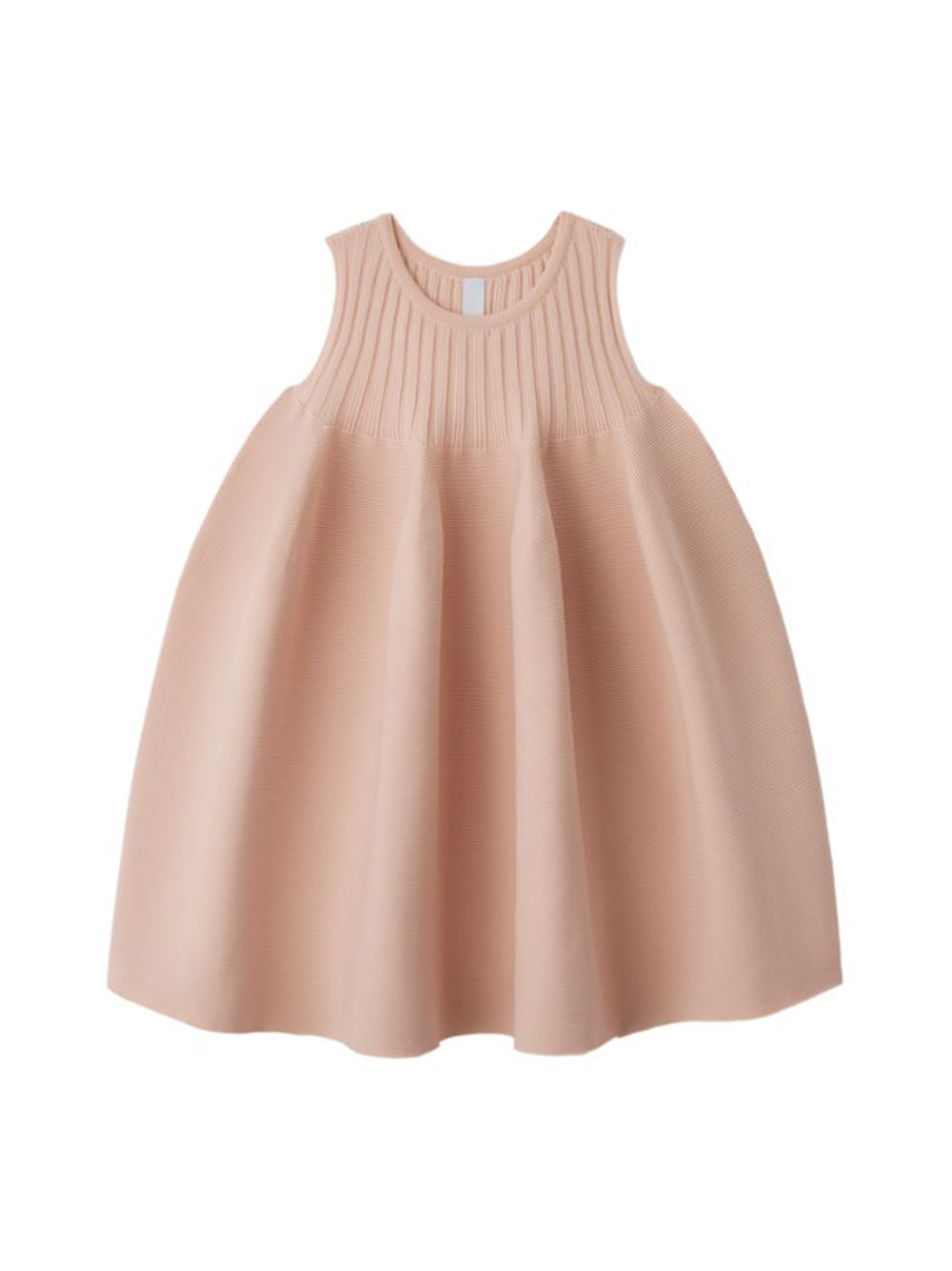 Pottery Sleeveless Bust Flare Top (Pink Beige)