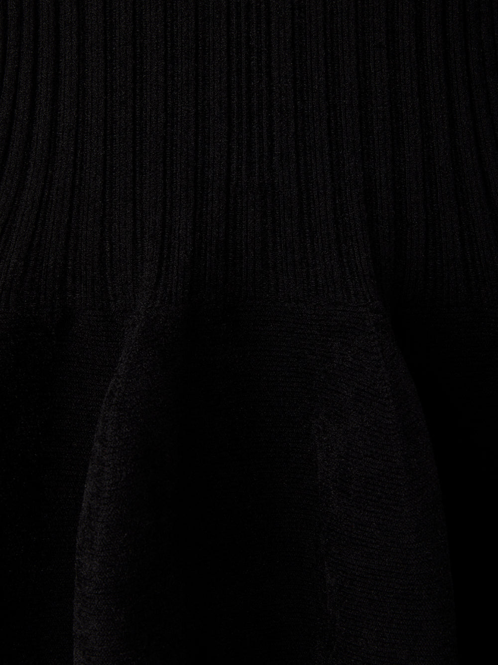 Pottery Velvet Puff Sleeve Cardigan (Black)