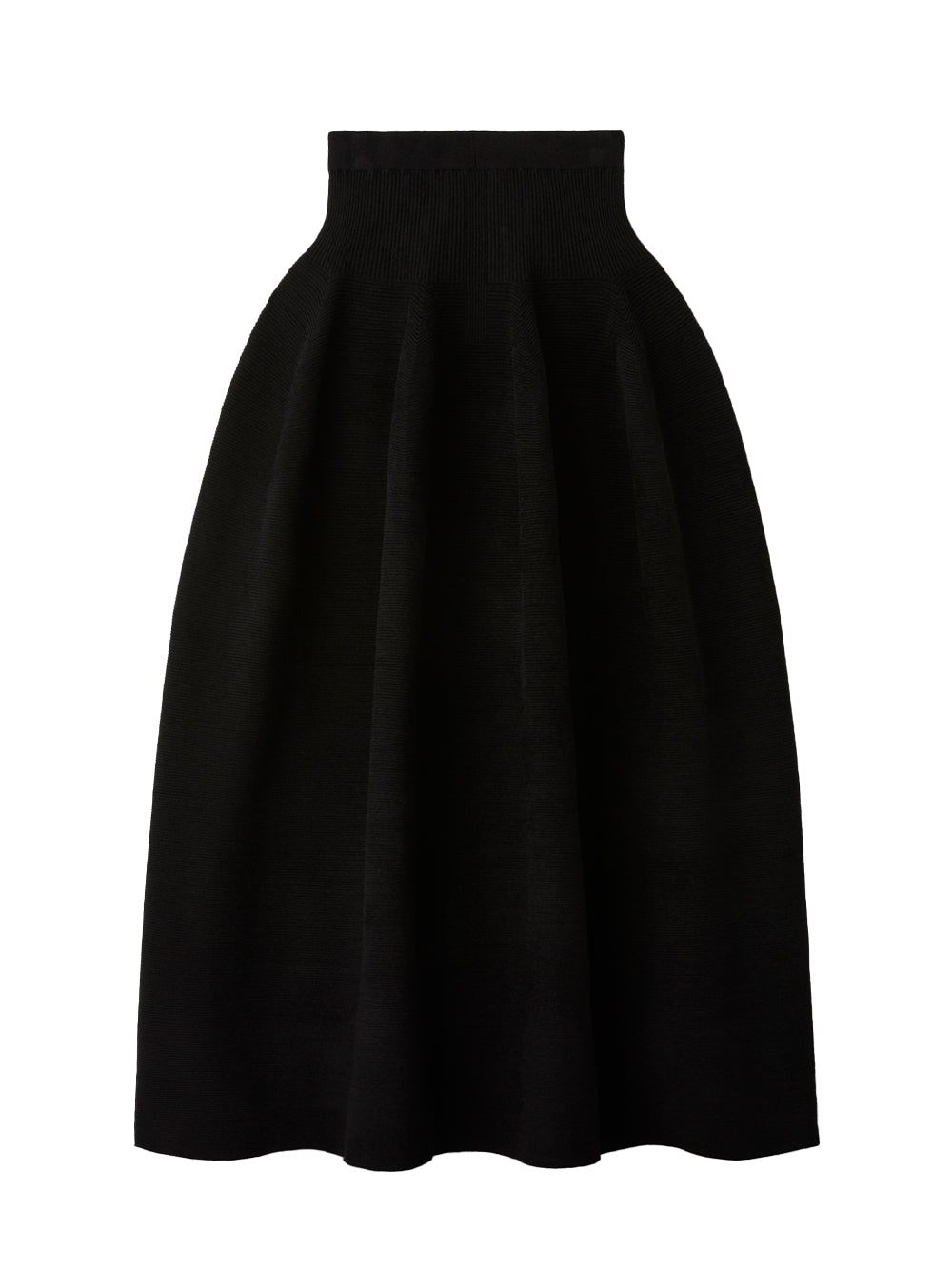 Pottery Velvet Skirt (Black)