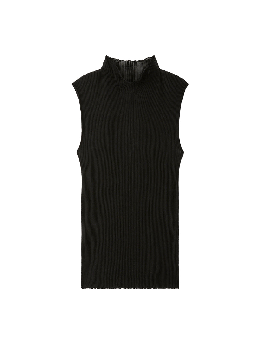 Hypha Lucent Sleeveless Top (Black)