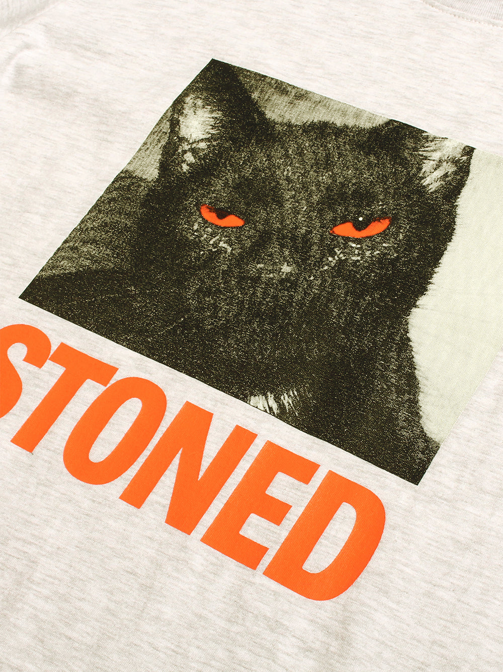 Stoned (Basic-Tee) (Grey Melange)