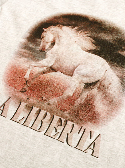 La Liberta (Basic-Tee) (Grey Melange)