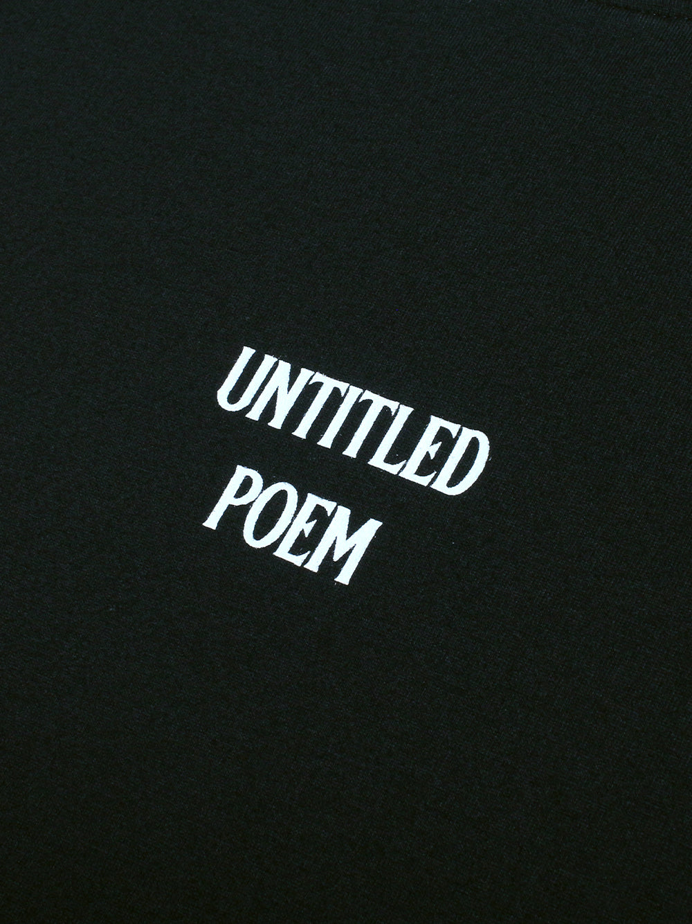 Faded Poem (Relaxed Fit-Tee) (Black)