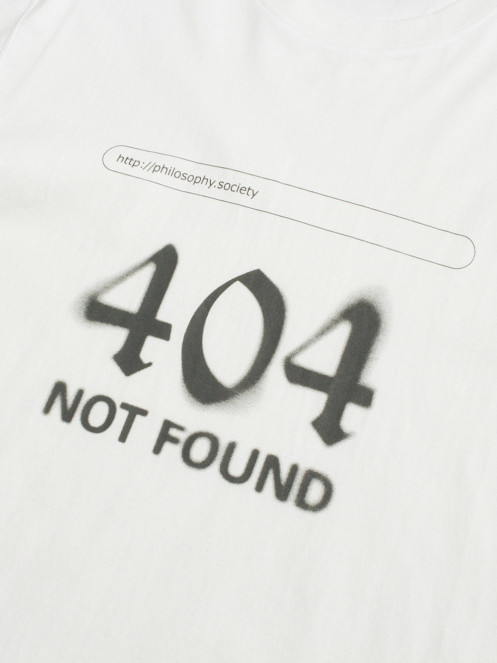 404 Not Found (Relaxed Fit-Tee) (White)