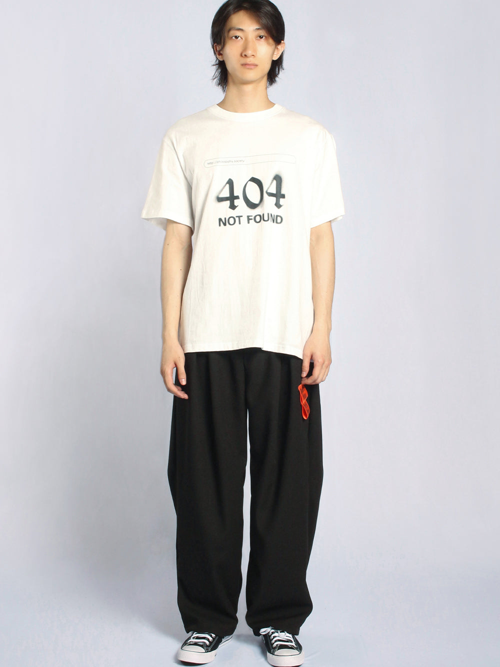 404 Not Found (Relaxed Fit-Tee) (White)