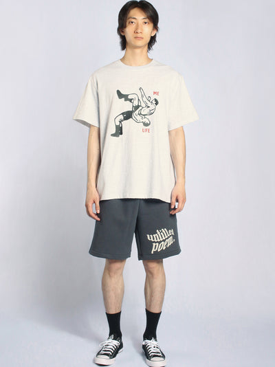 Me &amp; Life (Relaxed Fit-Tee) (Grey Melange)