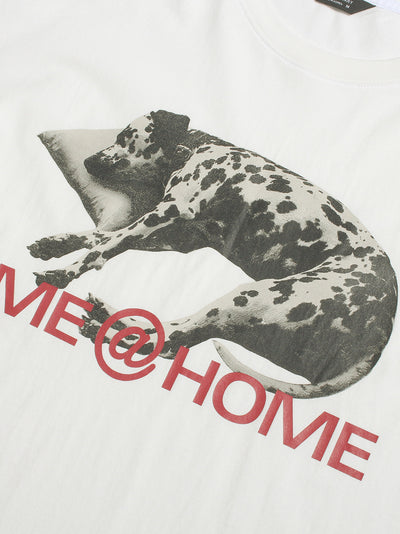 Home (Oversized Tee - Medium Weight) (White)