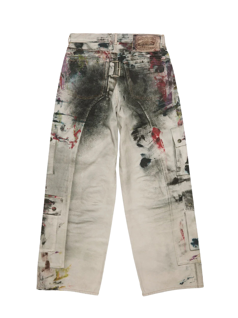 Loose Fit Jeans - 1981 White/Multi