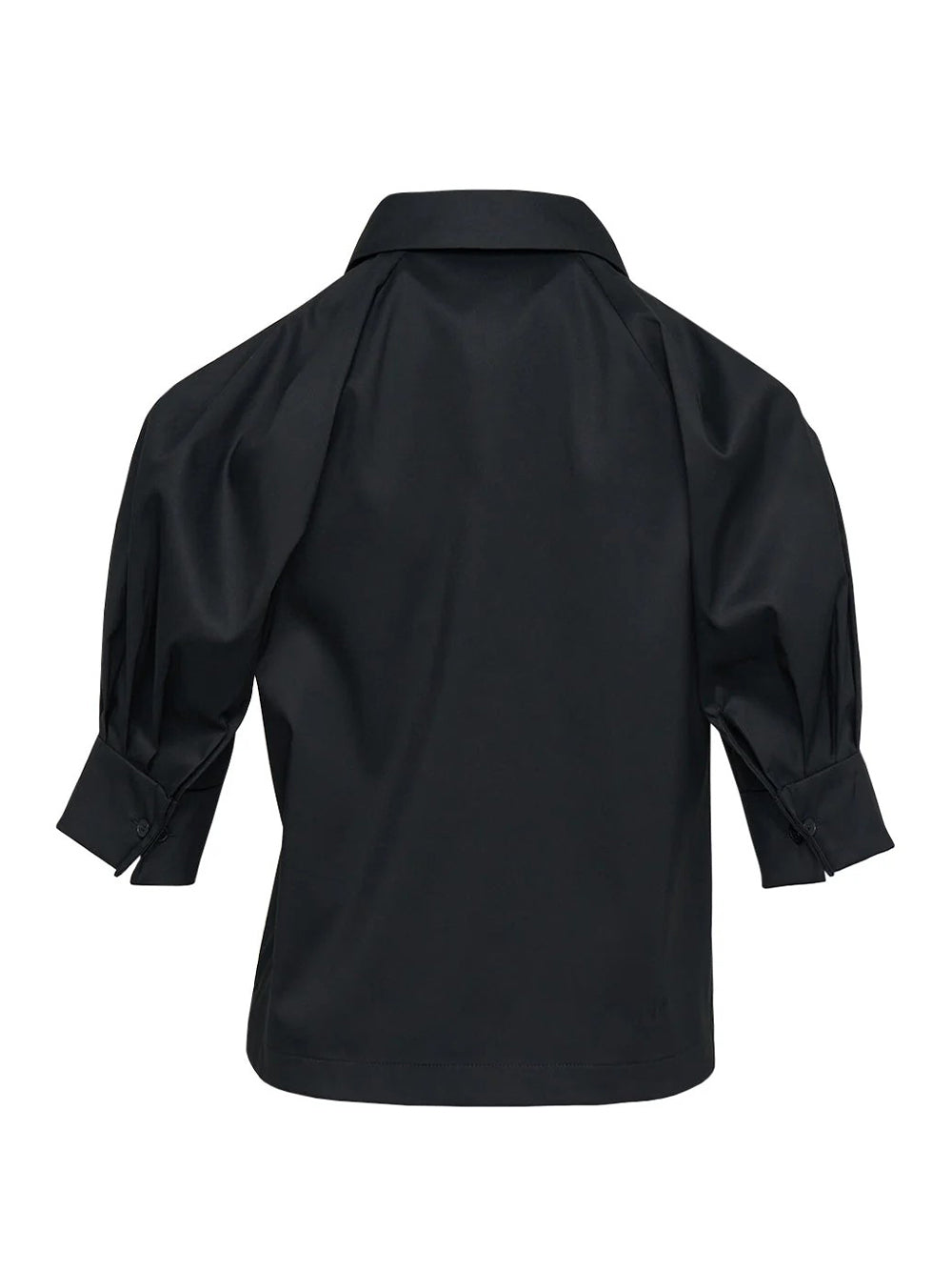 Cotton Poly Stretch Shirt (Black)