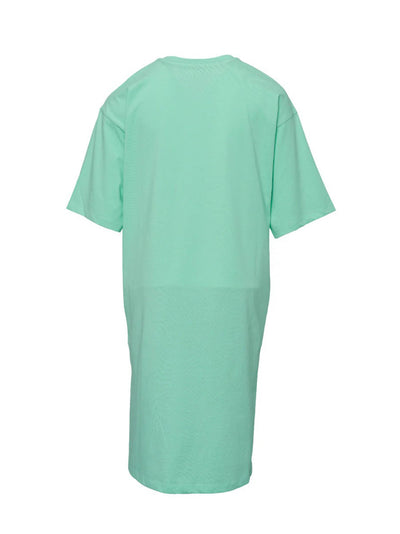Enzymed Organic Cotton Long Short T-Dress (Apple)