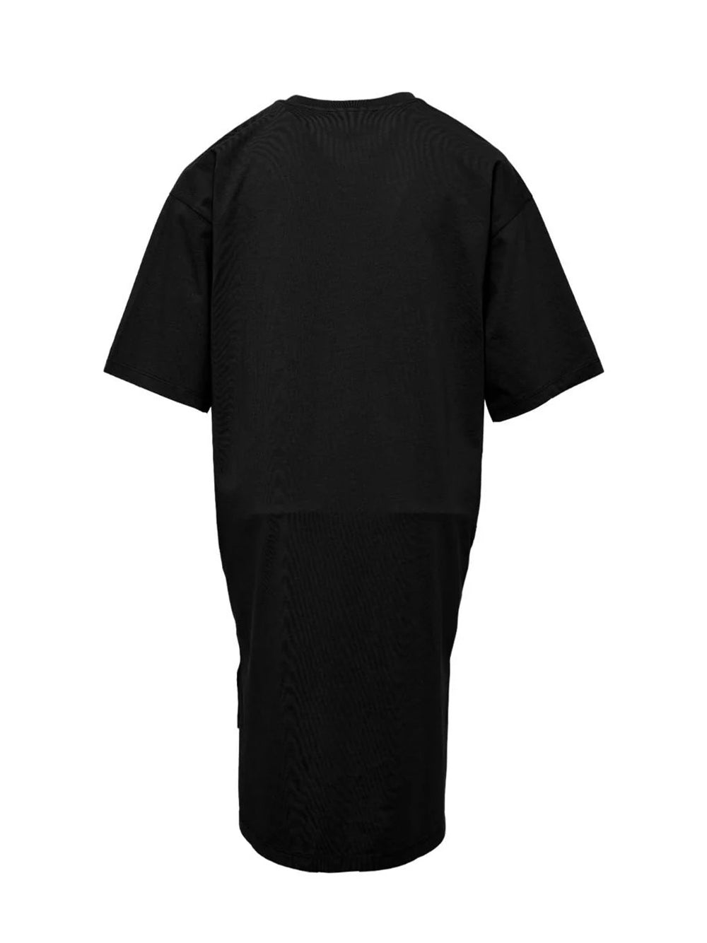 Enzymed Organic Cotton Long Short T-Dress (Black)