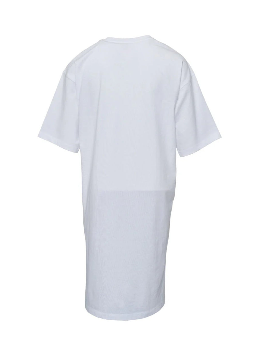Enzymed Organic Cotton Long Short T-Dress (White)
