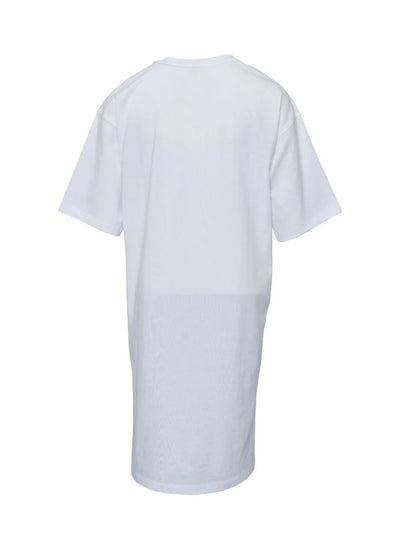 Enzymed Organic Cotton Long Short T-Dress (White)
