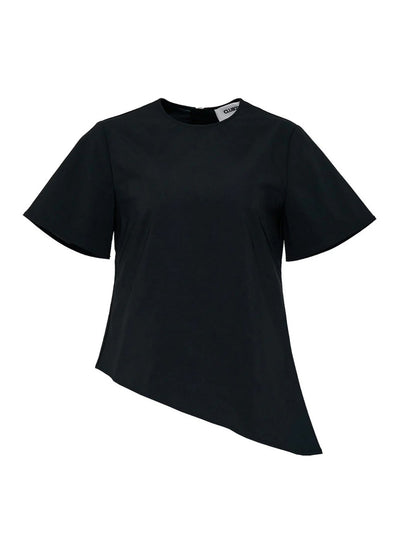 Sheen Poly Asymmetric Top (Black)