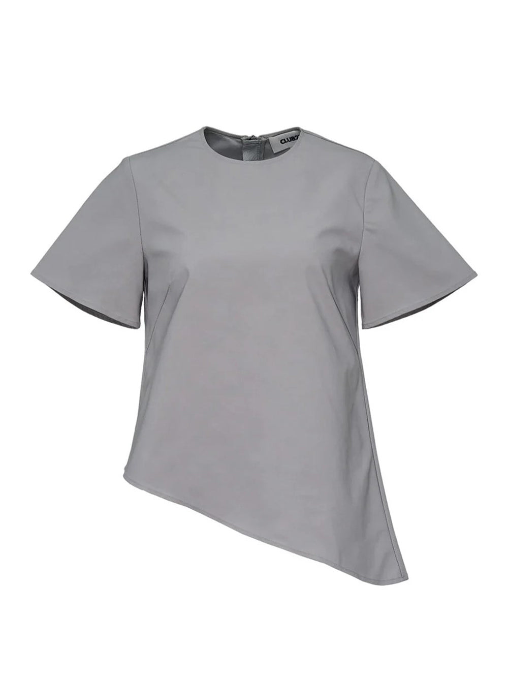 Sheen Poly Asymmetric Top (Silver)