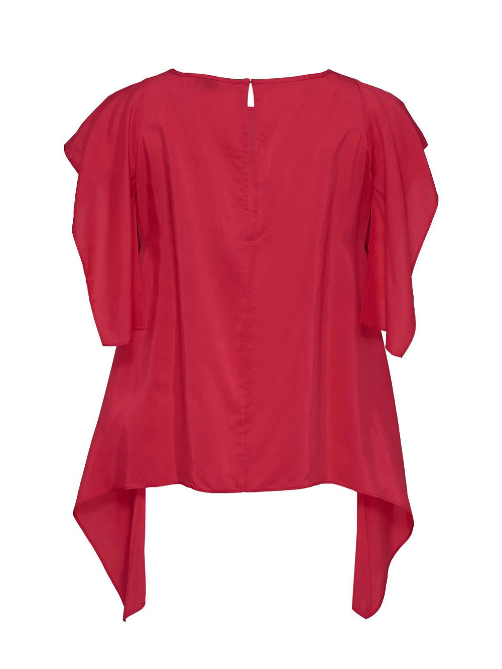 Silky Viscose Tencel Drape Top (Baby Rose)