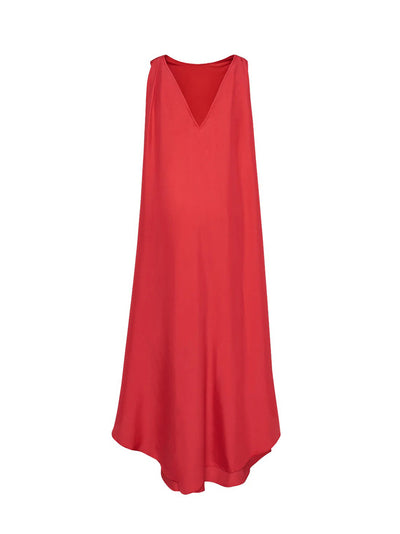 Viscose Tencel Twill Dress (Baby Rose)