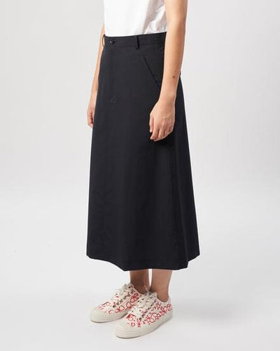 A-Line Midi Skirt (Black)
