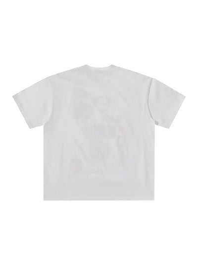 Nike Print Oversized T-Shirt (White)