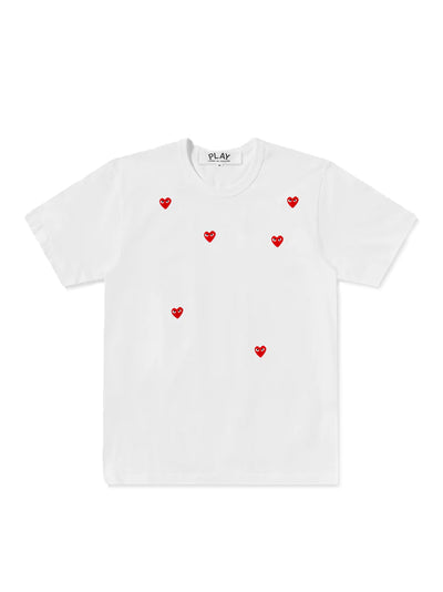 Many Heart Short Sleeve T-Shirt (White)