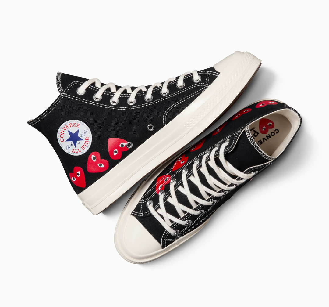 Multi Red Heart Chuck Taylor All Star 70 High Sneakers Black Club21 Thailand