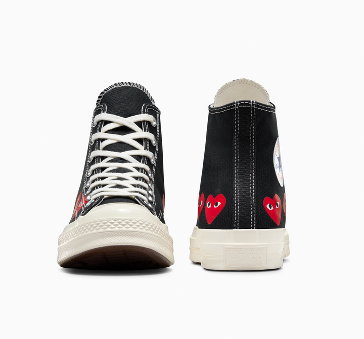 Multi Red Heart Chuck Taylor All Star 70 High Sneakers Black Club21 Thailand