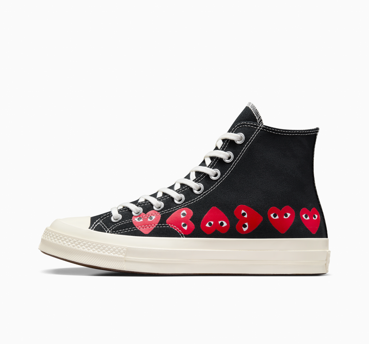 Multi Red Heart Chuck Taylor All Star 70 High Sneakers Black Club21 Thailand