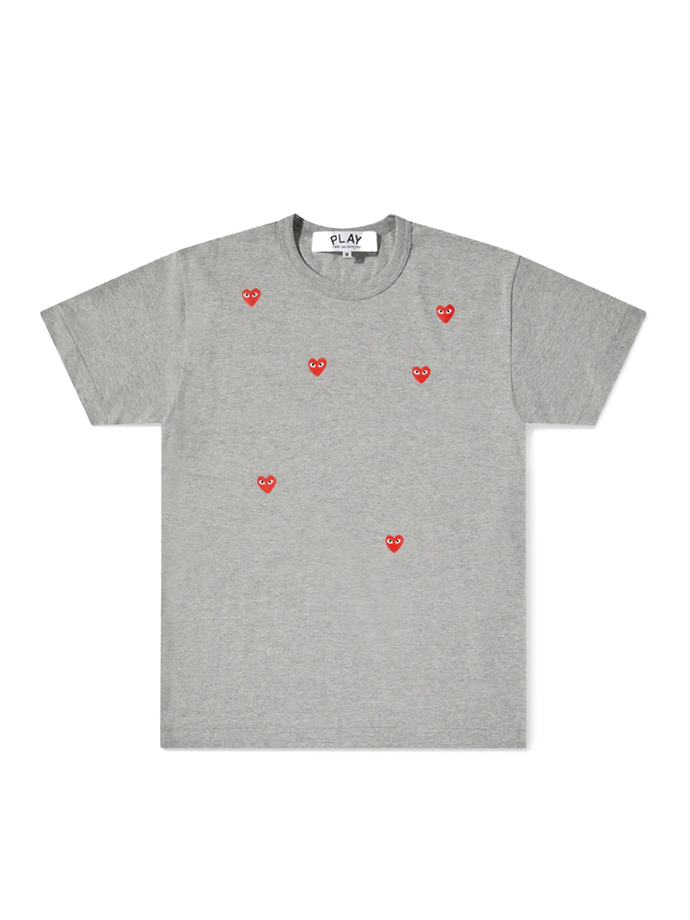 Multi Red Heart Logo T-Shirt (Grey)