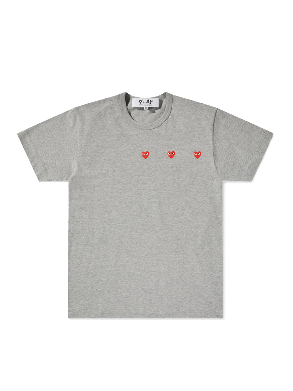 Multi Red Heart T-Shirt (Grey)