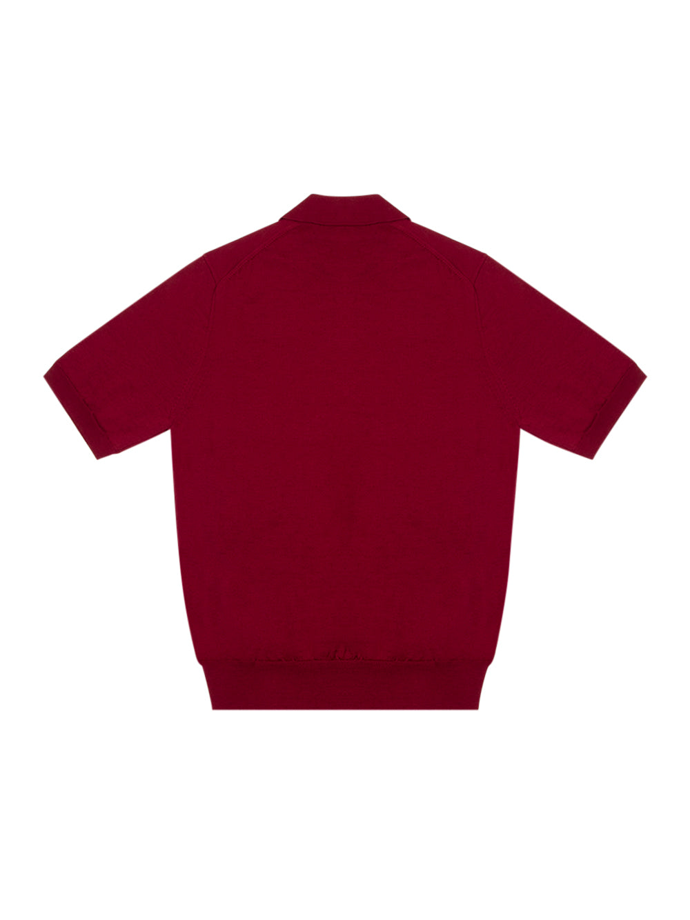 Polo-Neck Short Sleeve (Burgundy)