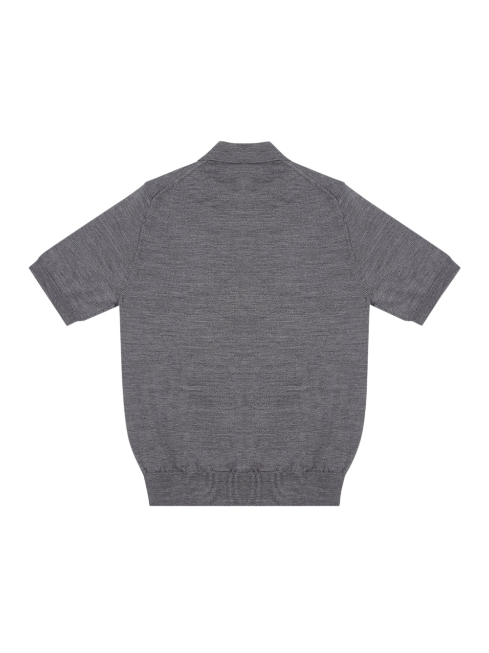 Polo-Neck Short Sleeve (Grey)