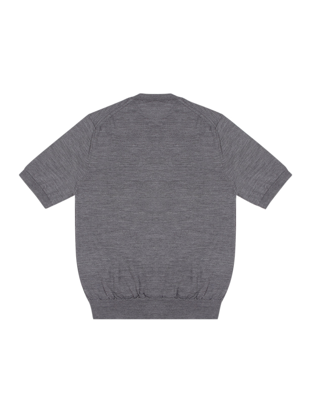 Round-Neck Cardigan Short Sleeve (Grey)