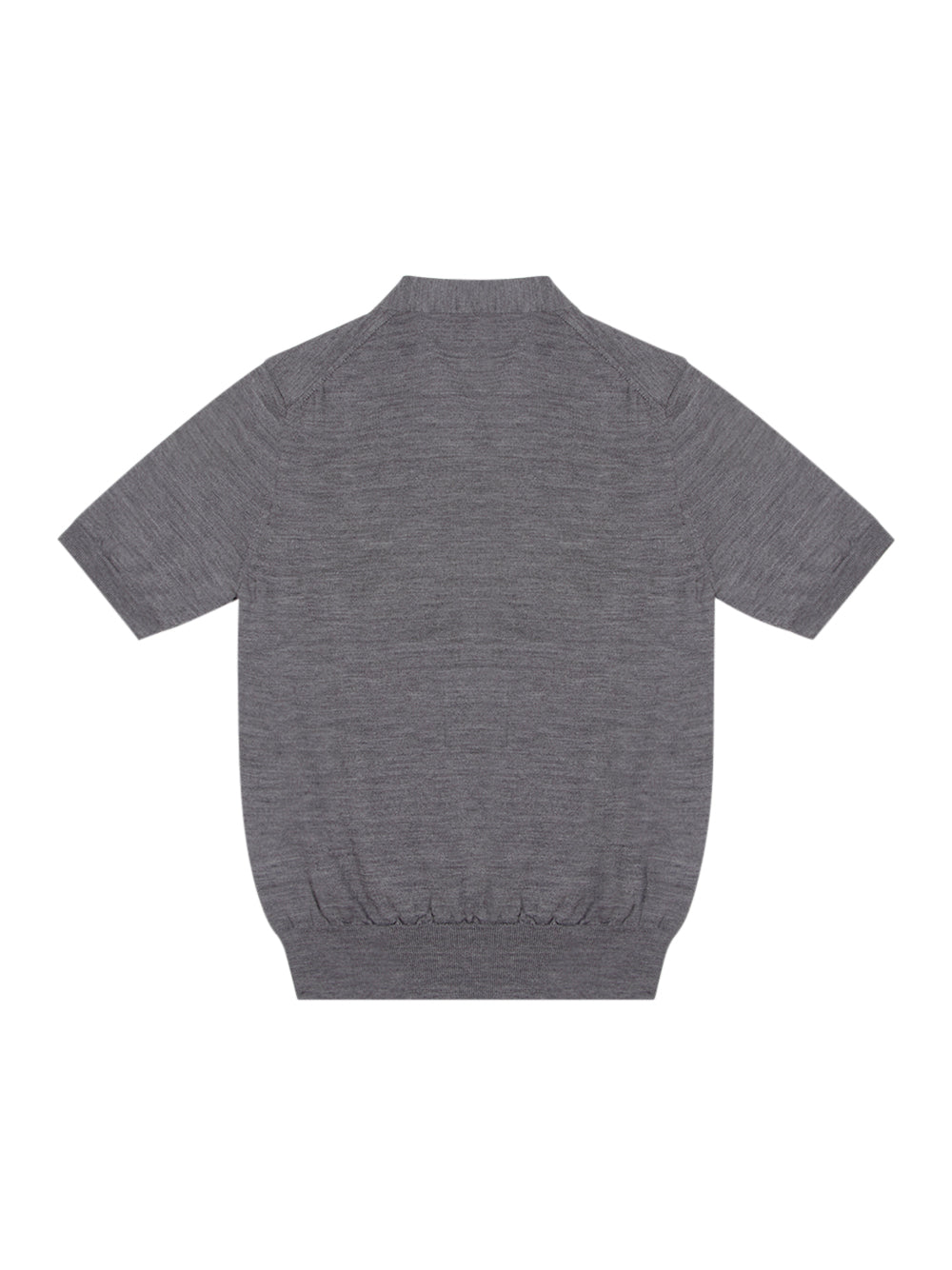 V-Neck Cardigan Short Sleeve (Grey)