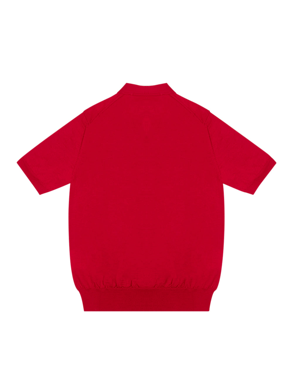 V-Neck Cardigan Short Sleeve (Red)
