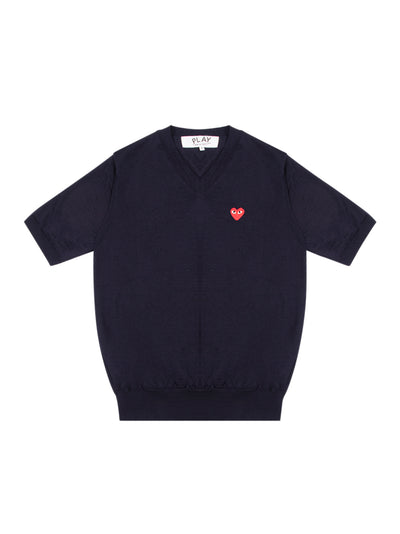 V-Neck Short Sleeve (Navy)
