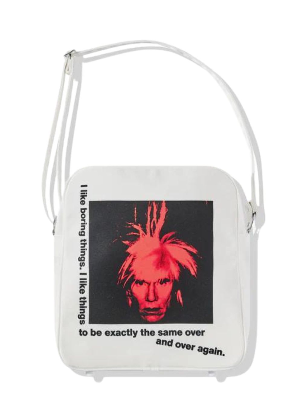 Andy Warhol Shoulder Bag (White Print J)