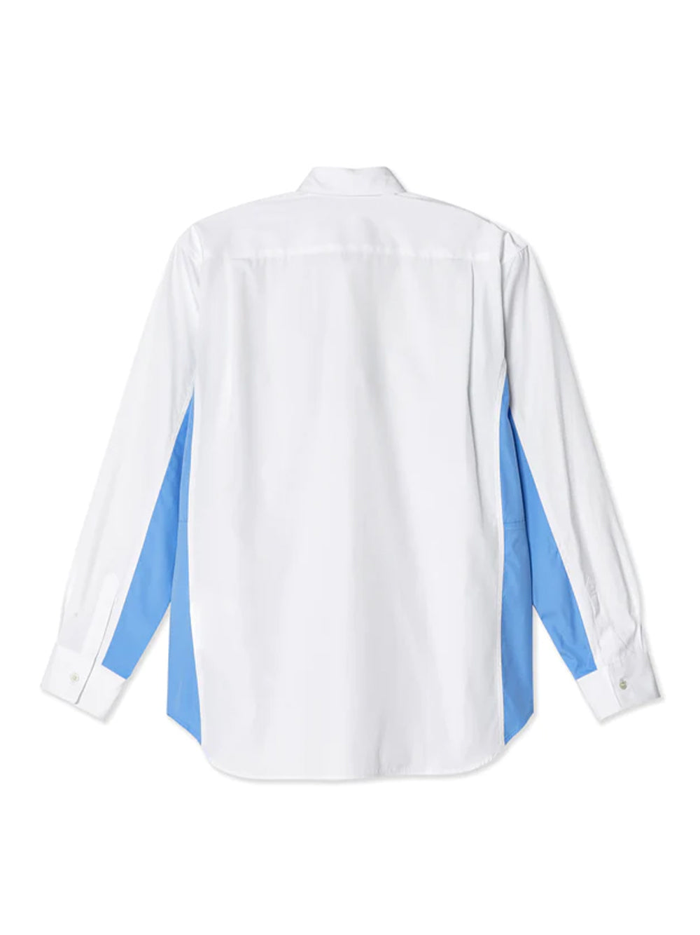 Cotton Stripe Poplin Shirt (White/Stripe)