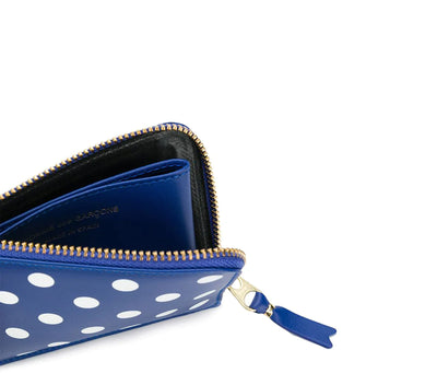 Wallet Dot Leather (Navy)