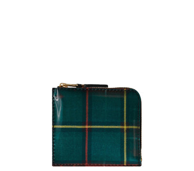 Wallet Lenticular Tartan (Red/Green)
