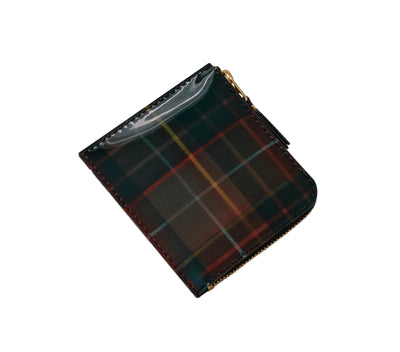 Wallet Lenticular Tartan (Red/Green)