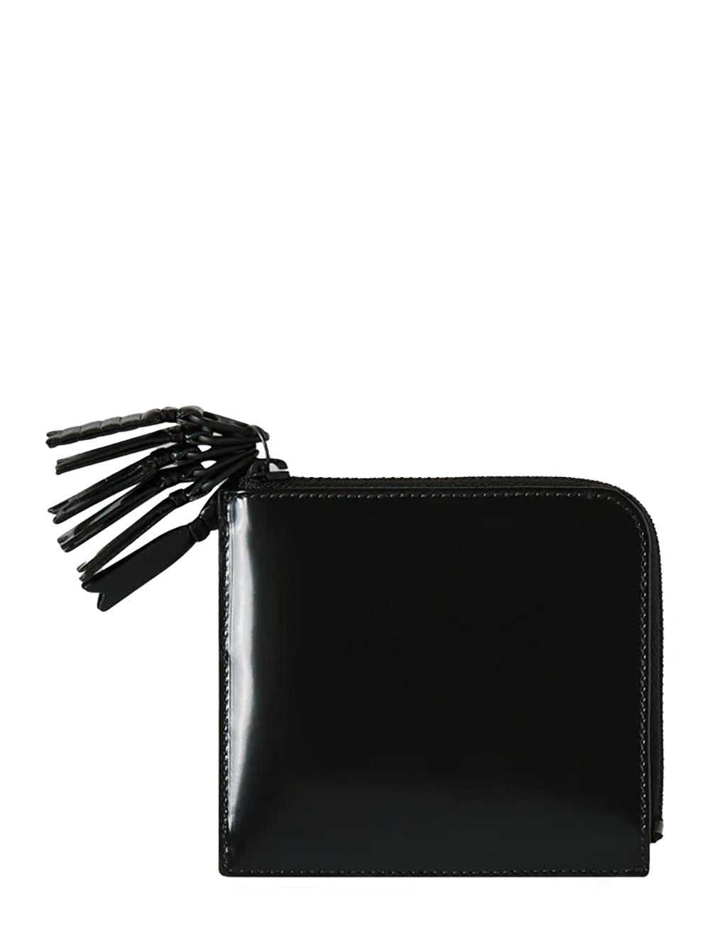 Zipper Medley Zip Around Wallet (Black)