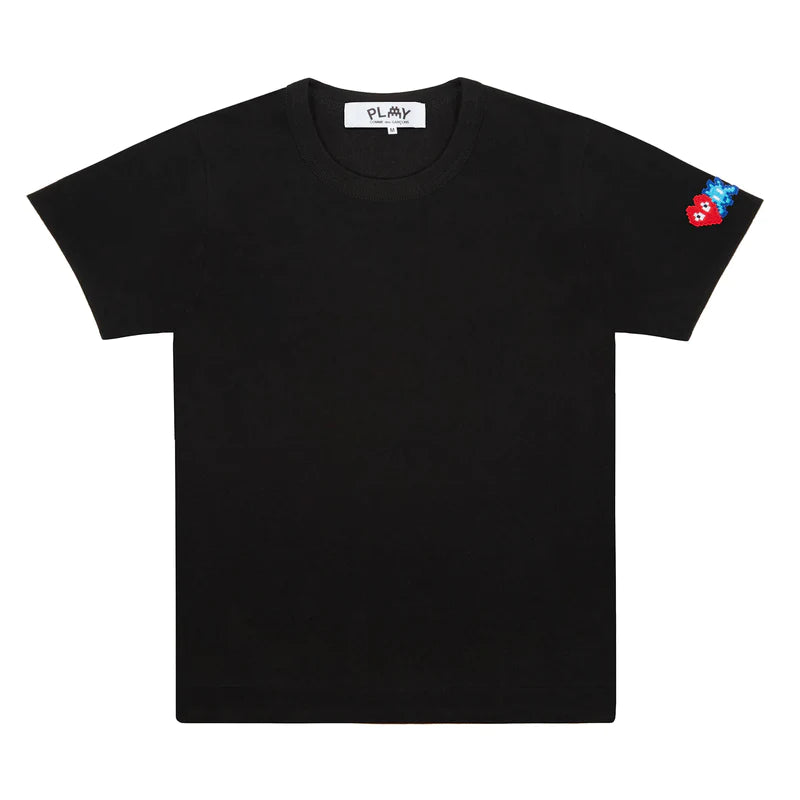 COMMEdesGARCONS-PLAYXtheArtistInvaderWomenTShirt-Black-1