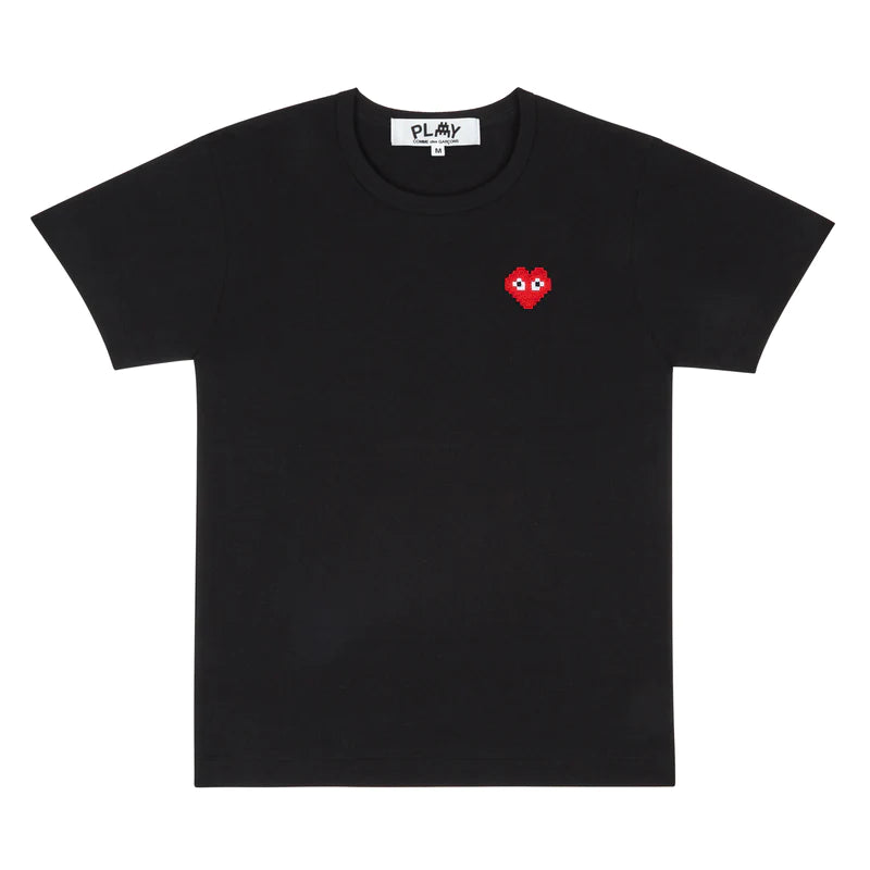 COMMEdesGARCONS-PLAYtheArtistInvaderMenTShirt-Black-1