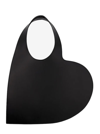 Heart Tote Bag Black