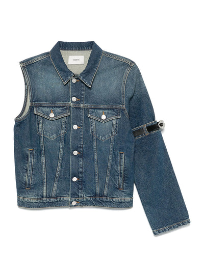 One-Arm Denim Jacket Blue Vintage